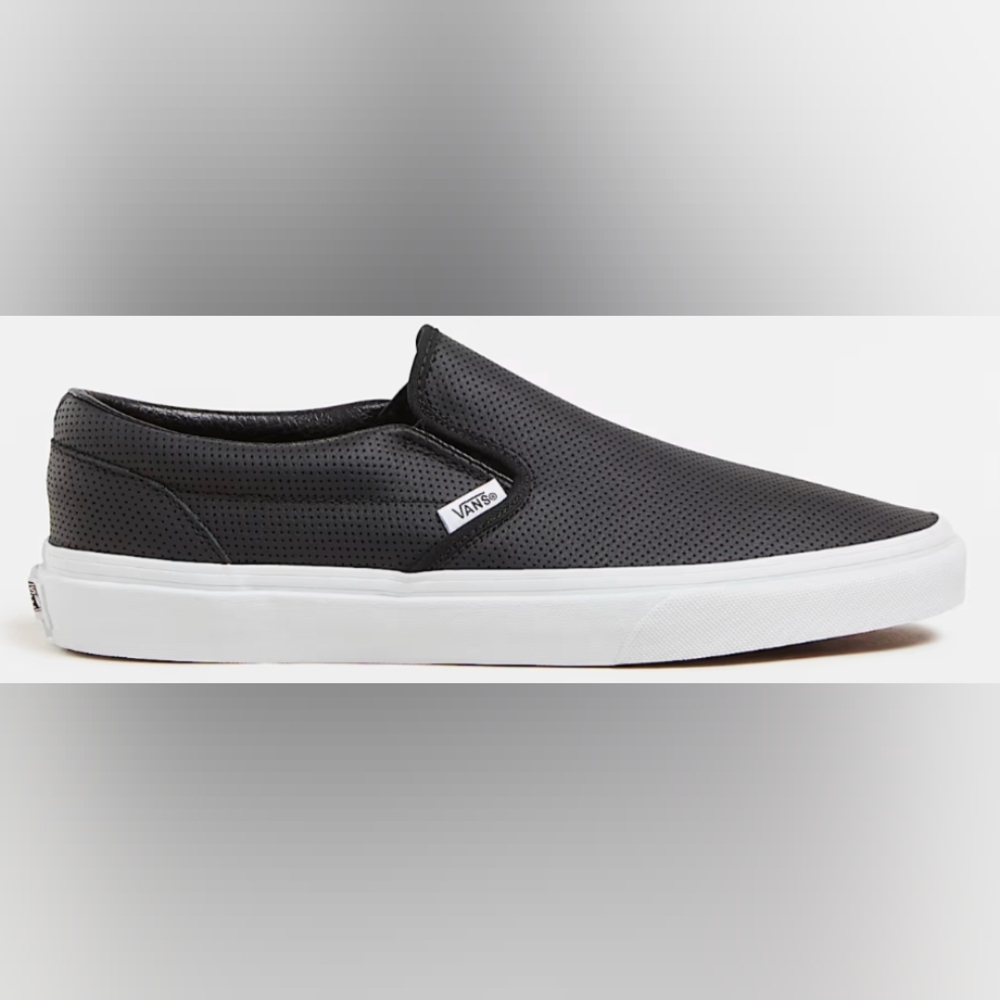 Vans Perf Leather Classic Slip-On Shoes Unisex M 8.5 W 10 NWOT MSRP $75 - Picture 3 of 9
